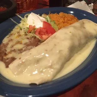Steak burrito