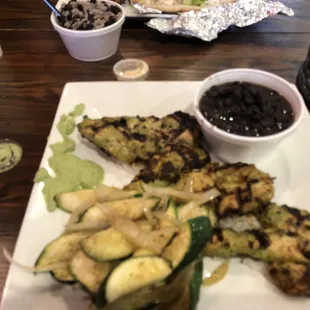grilled fish, food