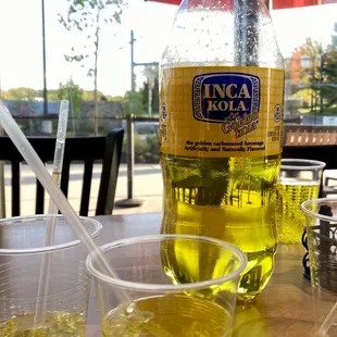 Inca Kola just ask for cups to share
