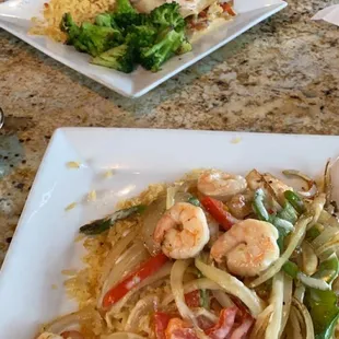 Crab and Shrimp Enchilada Arroz con Camarones