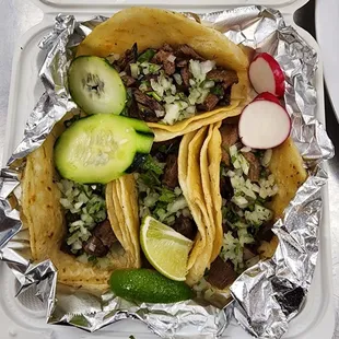 Tacos grilled steak
