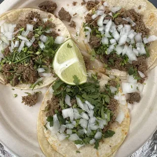 carne asada tacos