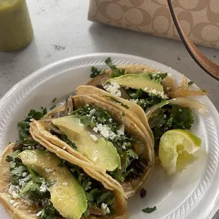 Tacos de fajita con todo