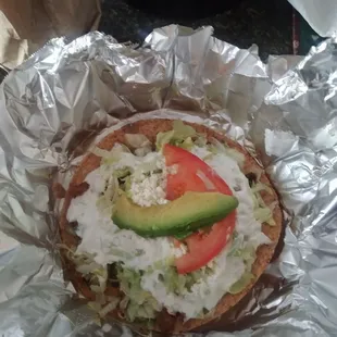 Tostada pastor