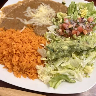 Side of rice and beans