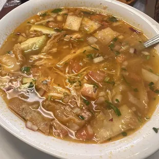 Chicken tortilla soup