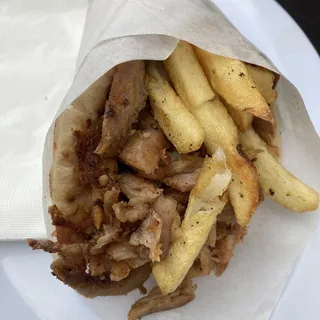 Pork Gyro Pita Wrap