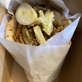 Chicken Souvlaki Pita Wrap