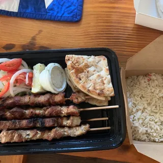 Pork Souvlaki Plate