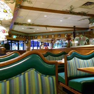 the interior of a restaurant