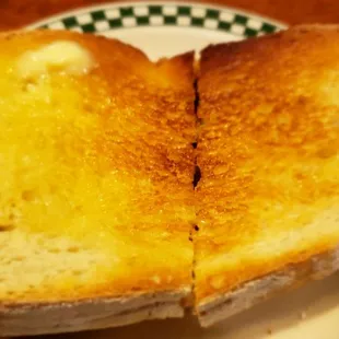 The house made fantastic sourdough toast.