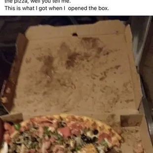 a pizza in a box