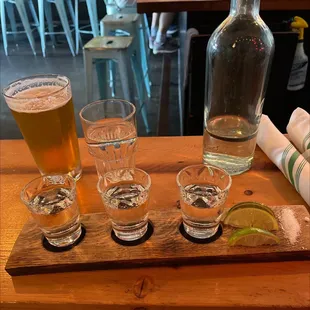 Blanco tequila flight. Bucket list checked off :)