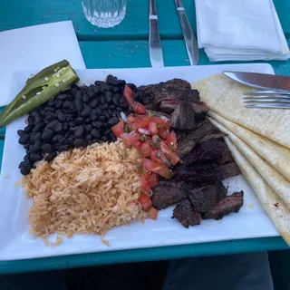 Carne Asada Plate