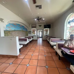 Inside seating