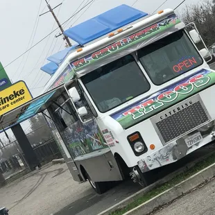 the front of the truck
