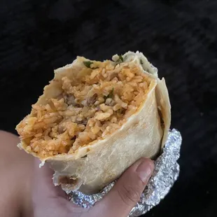 Regular burrito