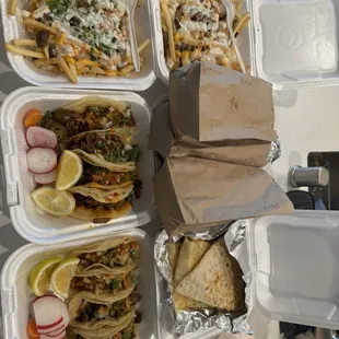 Fat order for guys night out!