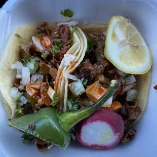 Tripas is the way to go.