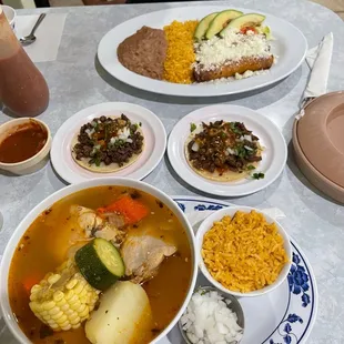 Dinner for two.