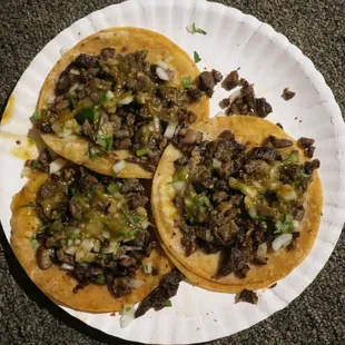 Asada tacos after last night drink session