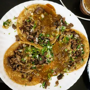 Carne asada tacos