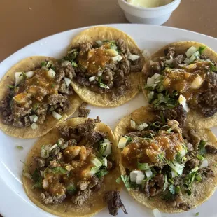Carne asada tacos