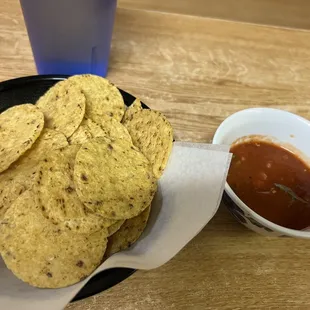 tortilla chips and salsa