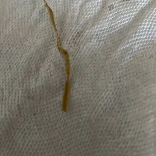 the twist tie cooked into my food