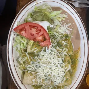 Enchiladas Verdes Suizas