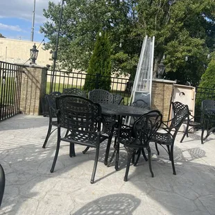 Outside dining