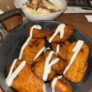 Shrimp and Grits and Plantanos