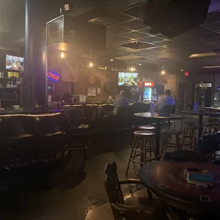people sitting at the bar
