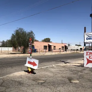 Follow the signs - super efficient!