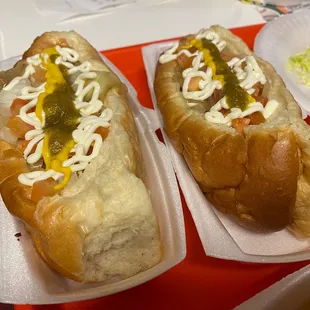 hot dogs, food, hot dog, sandwich