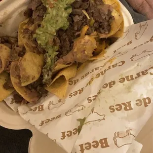 Guacamole &amp;Chips Refried Beans Tortilla Chips