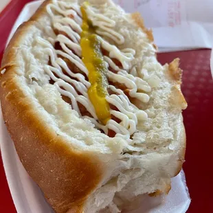 A Sonoran hotdog- a James Beard award winner!