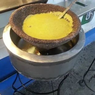 This avacado sauce is available for all customers.