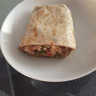 chile relleno burrito: solid and ample size.