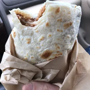 Always good, some  of my favorite rice beans and shredded beef