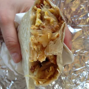 Breakfast burrito!