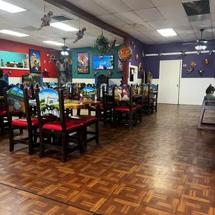 Inside restaurant