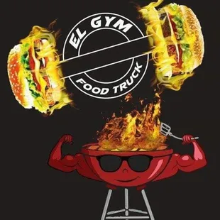 El Gym Food Truck Logo