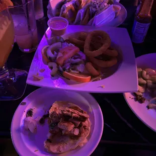 Tacos and calamary