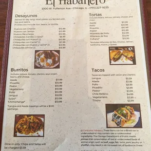 Menu Front - 2/17/2024