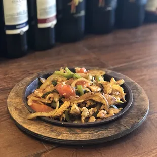 Lunch fajitas delicious!!!!