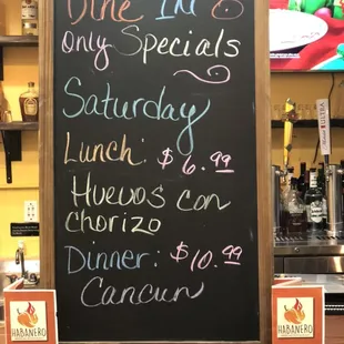 Saturday special of the day