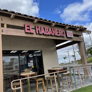 Front of the restaurant