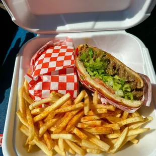 Torta Special with Fries