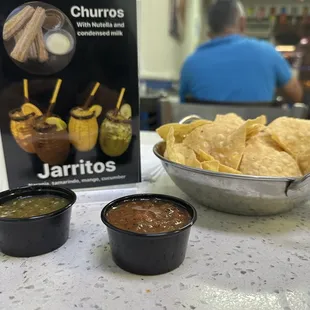 These are the Chips and salsa